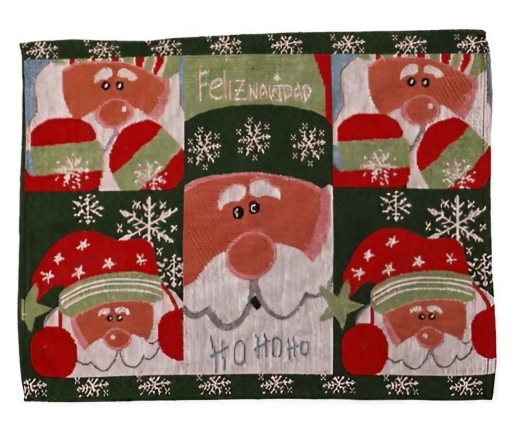 Χριστουγεννιάτικη Πετσέτα Τραπεζιού - Σχέδιο Άγιος Βασίλης - 47x33 εκ. Βαμβακερό Μίγμα