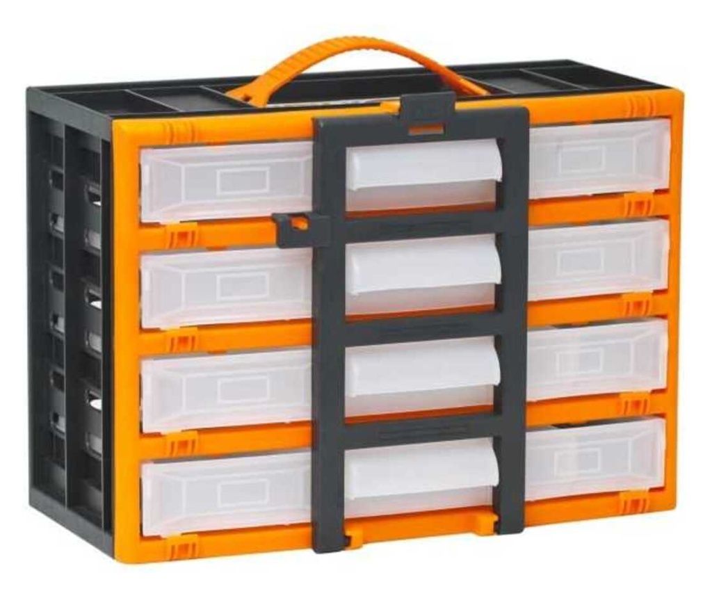 Přenosný box se zásuvkami 310x165x220mm