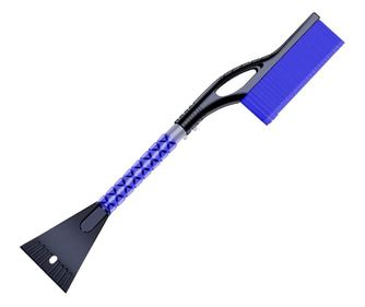 Snow Brush with Scraper for Multifunctional Car, Detachable, with Non-Slip Handle, Alum