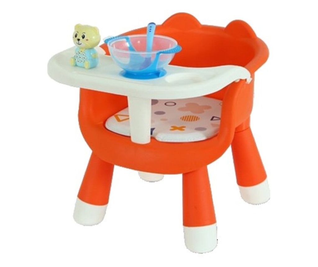 2 az 1-ben gyermek étkezőszék levehető tálcával és ergonomikus háttámlával
