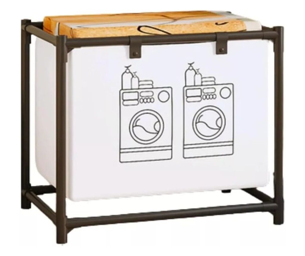 Βαθύ Καλάθι για Άπλυτα - Ανοξείδωτος Σκελετός