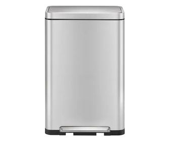 EKO X-Cube кош за отпадъци, дизайнерски модел, капак с демпферно затваряне, с педал, 30 литра, 36,5 х 29,7 х 63,7-в см