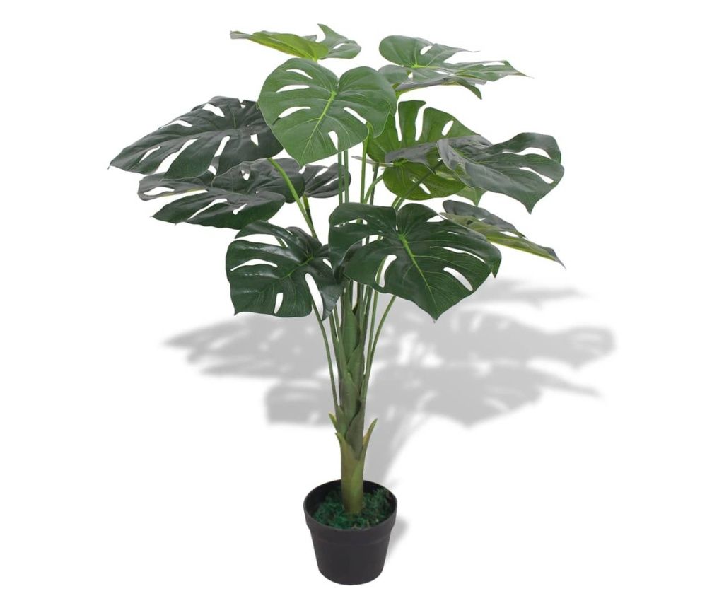 Artificial Monstera Plant with Pot 70 cm, Green