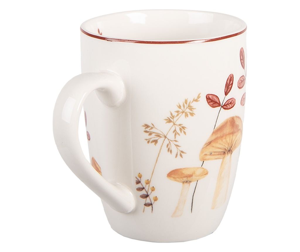 Keramična skodelica z gobami 12x8x10 cm / 350 ml - 2