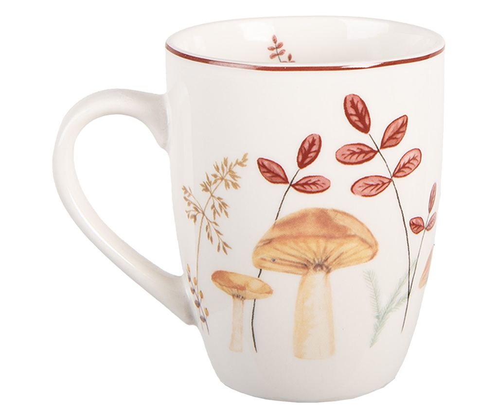 Keramična skodelica z gobami 12x8x10 cm / 350 ml - 3