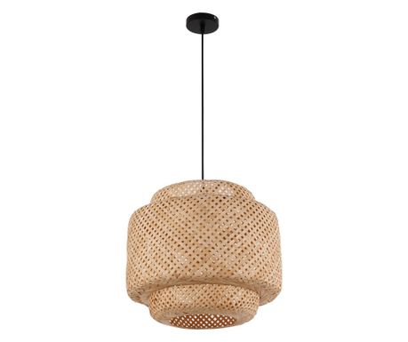 KRABI, Viseća lampa, Boho stil, 1 x E27, Bambus, Promjer: 40 cm