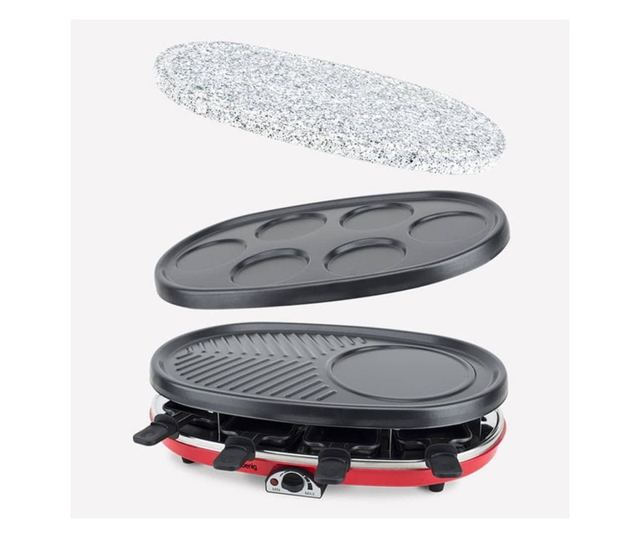 Plita grill/racleta electrica 4 in 1, h.koenig - rp418