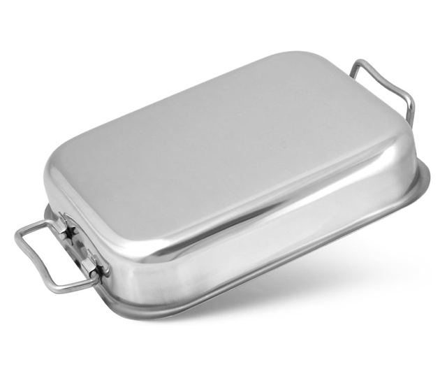 Fissman sütőtálca, 30x22x5cm, ezüst, rozsdamentes acél