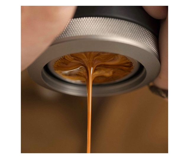 Wacaco hordozható kávéfőző, rozsdamentes acél, 10.5 cm, fekete