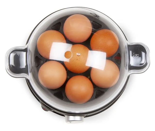 DOMO tojásfőző, 7 tojás, 400 W, rozsdamentes acél