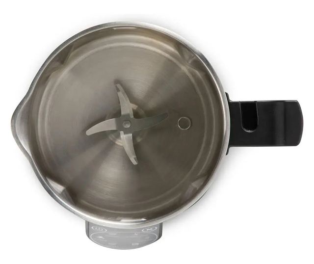 Krémleveskészítő, DOMO, 1,4 literes, Leveskészítő, rozsdamentes acél/fekete