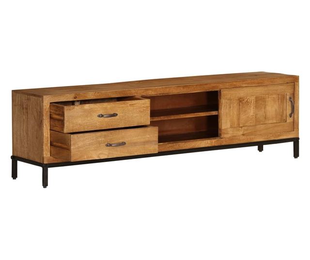 TV komoda, masivno drvo manga, 140 x 30 x 40 cm
