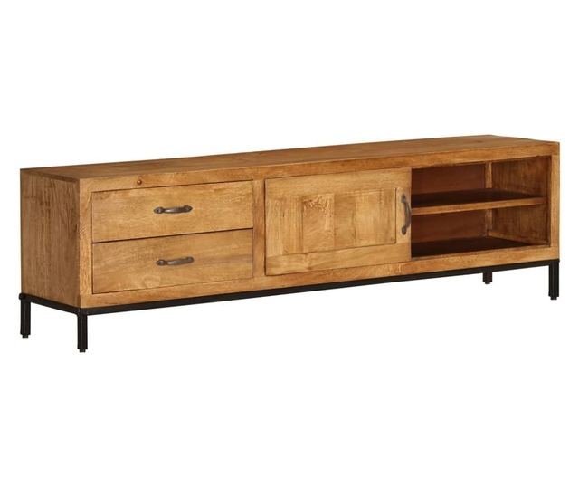 TV komoda, masivno drvo manga, 140 x 30 x 40 cm