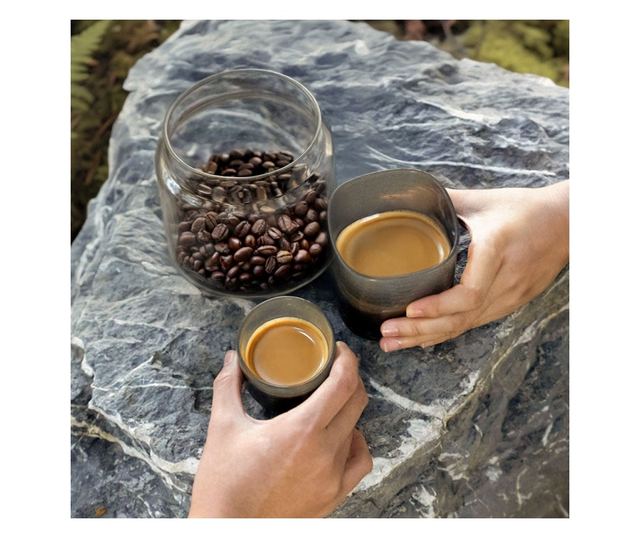 Hordozható automata eszpresszógép Nespresso kapszulákkal, Wacaco, Pixapresso, bordó