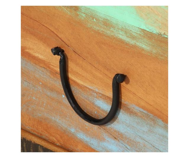 Stolik kawowy, 70 x 70 x 38 cm, drewno z recyklingu