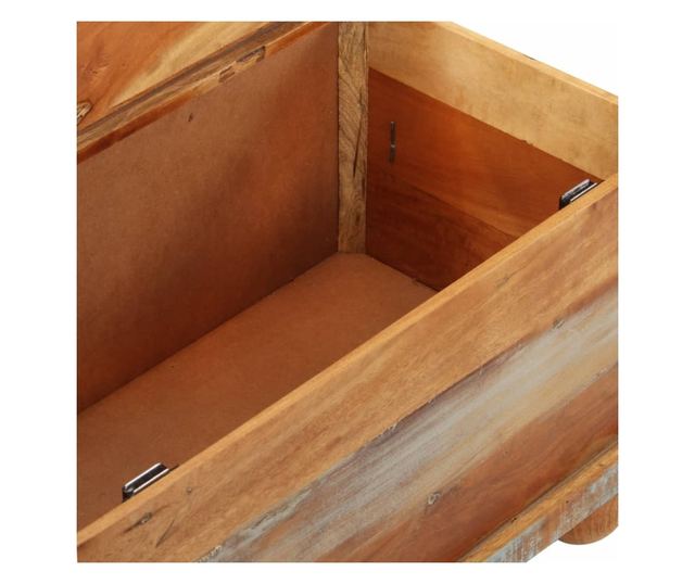 Stolik kawowy, 70 x 70 x 38 cm, drewno z recyklingu