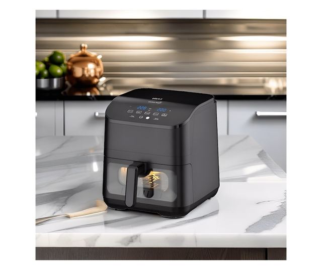 Vivax Air Fryer DFA-617DB, 1500W, 6L, állítható hőmérséklet 200°C-ig, időzítő, tapadásmentes kosár, túlmelegedés elleni védelem,