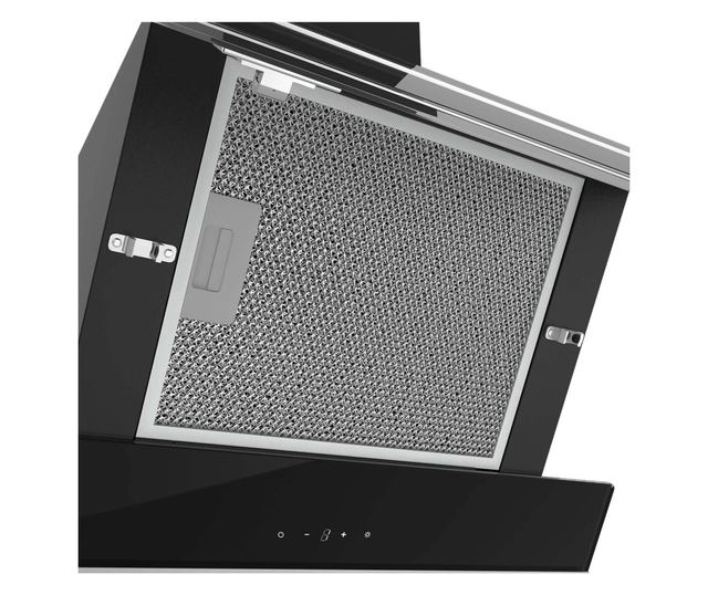 Dekoratív kapucni, Ciarra, CBCB6736N, 650 m³/h, 60 cm, fekete