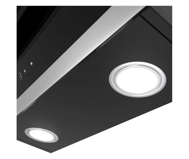 Dekoratív kapucni, Ciarra, CBCB6736N, 650 m³/h, 60 cm, fekete