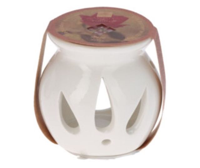 Kerámia viaszolvasztó, viasz kockával