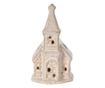 Templomi dekoráció, fehér, LED, 11 cm