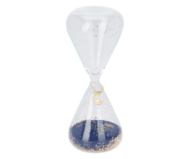 Homokóra Dísz, Átlátszó Üveg, 7,5x19 cm