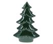 Porcelán karácsonyfadísz, zöld, 17,5x6x26 cm