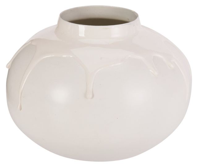 Fehér kerámia váza