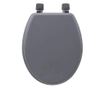 WC ülőke BAT, Duroplast, Szürke, Univerzális, 36 x 48 x 5 cm