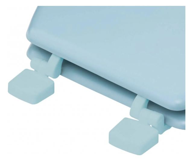 WC ülőke BAT, Duroplast, Kék, Univerzális, 36 x 48 x 5 cm