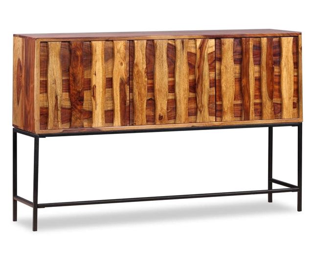 Masivna drvena komoda od palisandra, 120 x 30 x 80 cm