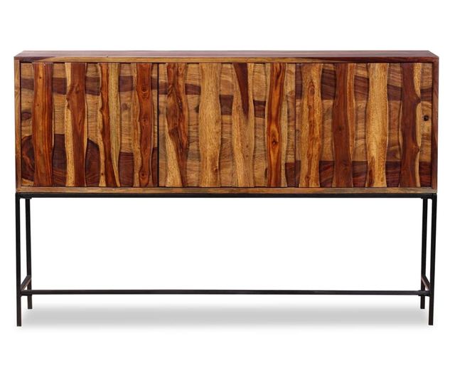 Masivna drvena komoda od palisandra, 120 x 30 x 80 cm