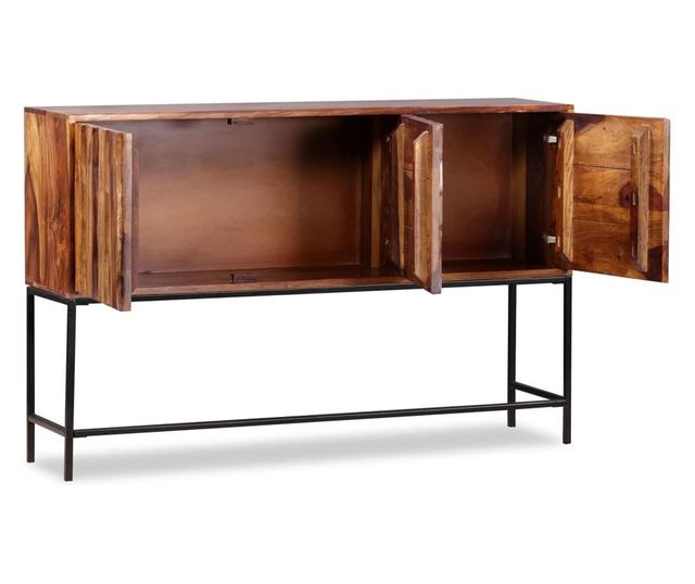 Masivna drvena komoda od palisandra, 120 x 30 x 80 cm