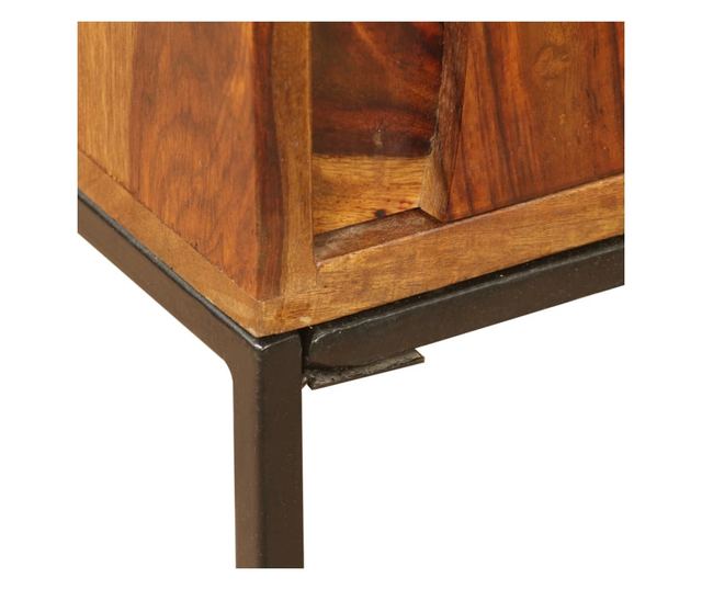 Masivna drvena komoda od palisandra, 120 x 30 x 80 cm