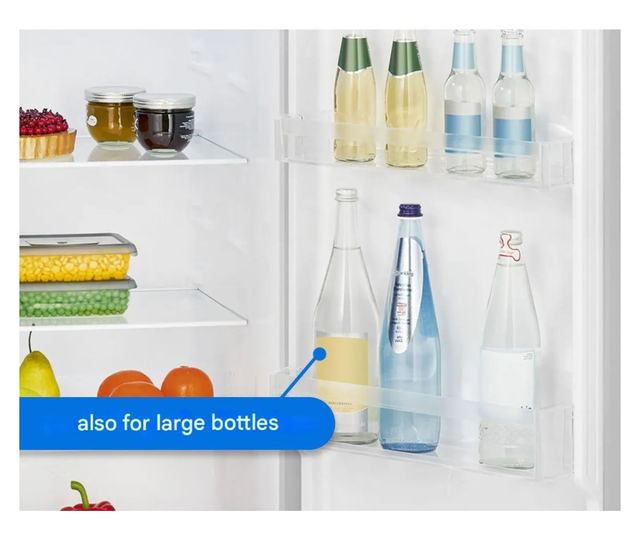 Bomann hűtőszekrény, VS7363GR, Ma 142,6 cm, űrtartalom 242 liter, 5 üvegpolc, 4 ajtópolc, állítható hőmérséklet 0°C~ +8°C, zölds