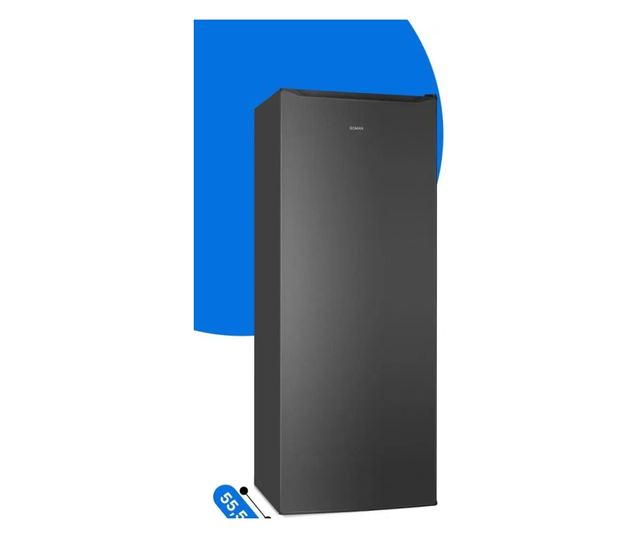 Bomann hűtőszekrény, VS7363GR, Ma 142,6 cm, űrtartalom 242 liter, 5 üvegpolc, 4 ajtópolc, állítható hőmérséklet 0°C~ +8°C, zölds