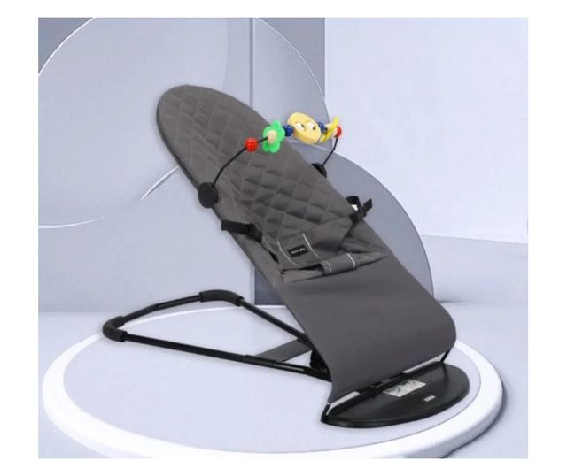 ABYZ Tartós Műanyag Babahinta Pihenő 0-12 Hónapos Korig - Szürke