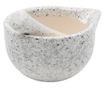 Morter és mozsártörő, 330 ml, Excellent Houseware, Kerámia, Fehér Terrazzo