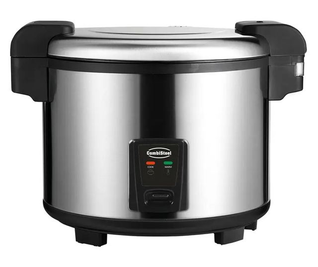 Rizsfőző, CombiSteel, 5,4 literes rizsfőző, rozsdamentes acél