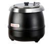 Elektromos levesmelegítő, CombiSteel, 10 literes, fekete