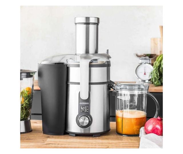 3 az 1-ben Multifunkciós Gyümölcscentrifuga, Gastroback, Digital Pro, Rozsdamentes Acél