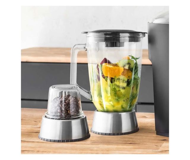 3 az 1-ben Multifunkciós Gyümölcscentrifuga, Gastroback, Digital Pro, Rozsdamentes Acél