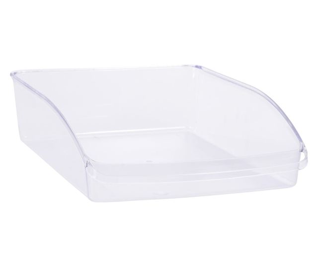 Set 3 organizatoare frigider Kiváló háztartási eszközök, műanyag, átlátszó