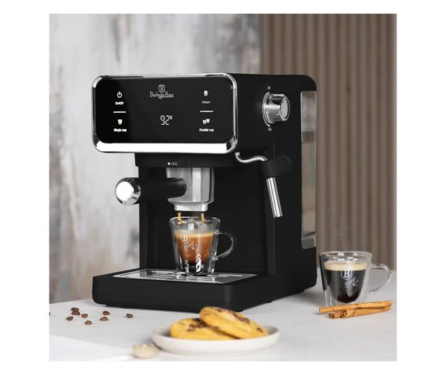 Digitális eszpresszógép 3 az 1-ben matt fekete Berlinger Haus BH/9851