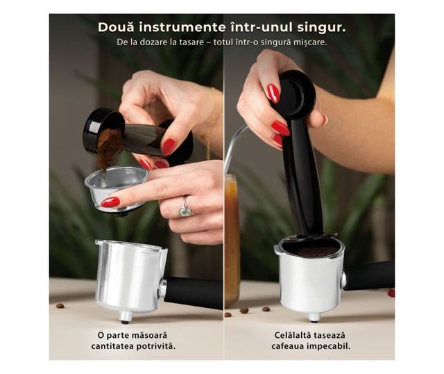 Digitális eszpresszógép 3 az 1-ben matt fekete Berlinger Haus BH/9851