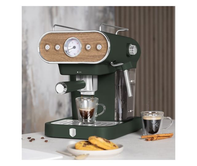 Berlinger Haus BH/9857 eszpresszógép 3 az 1-ben matt zöld Nordic