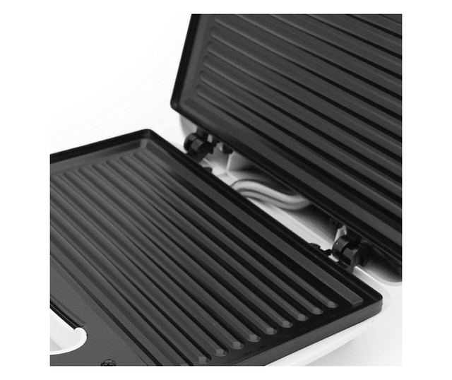 Szendvicssütő Vivax, TS-7501WHS, 750W, Ezüst/Fehér