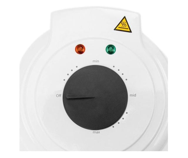 Vivax WM-900WH gofrisütő, 900W, 5 forma, termosztát, jelzőfény, tapadásmentes bevonat, túlmelegedés elleni védelem