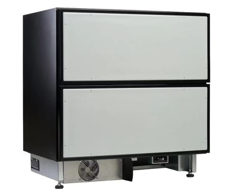 Sertar frigorific incorporabil tip congelator, Norcool, inox/negru