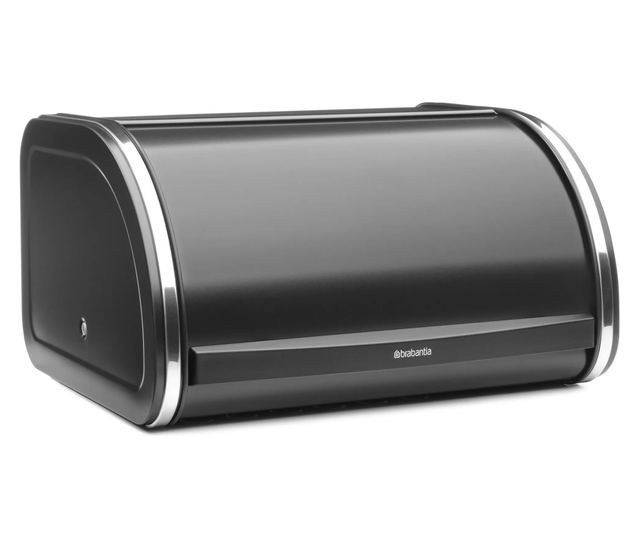 Kenyértartó doboz, Brabantia, Roll Top, matt fekete